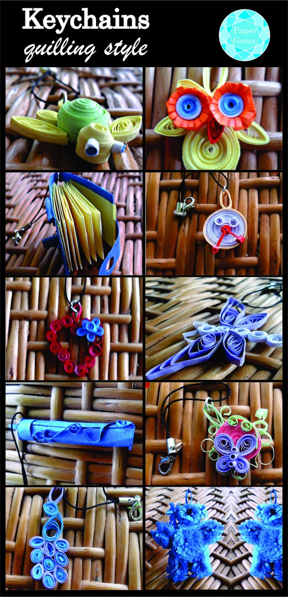 PaperGems's tweet image. Handmade Keychain