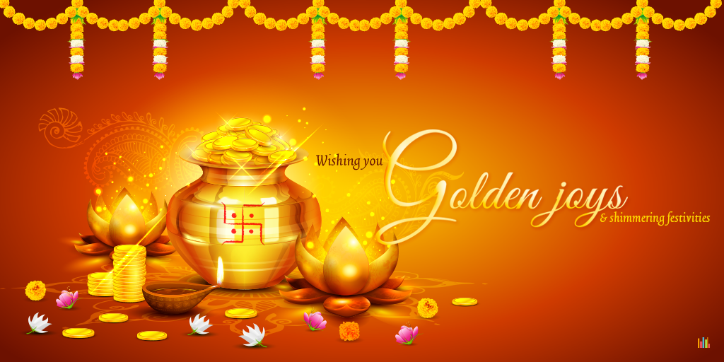 Happy Dhanteras Wishes and Greetings Cards