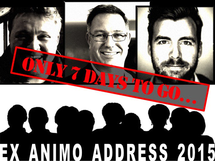 ExAnimoWineCo's tweet photo. Only 7 days to go.... #ExAnimoAddress2015 https://t.co/VJHTrIzOZ6 https://t.co/EoyYqYzWtl