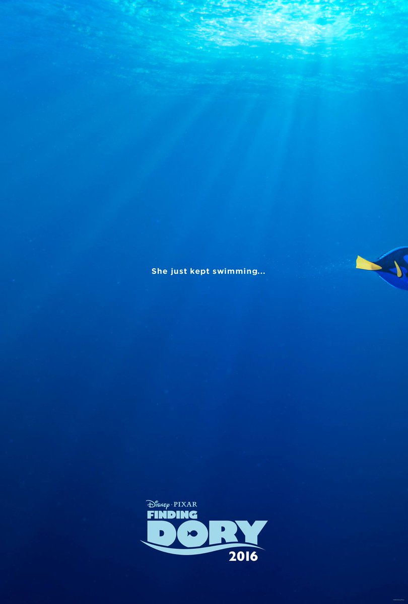 thecstatictruth's tweet photo. New poster for Disney/Pixar's #FindingNemo sequel, #FindingDory https://t.co/yeU7ChAtOj