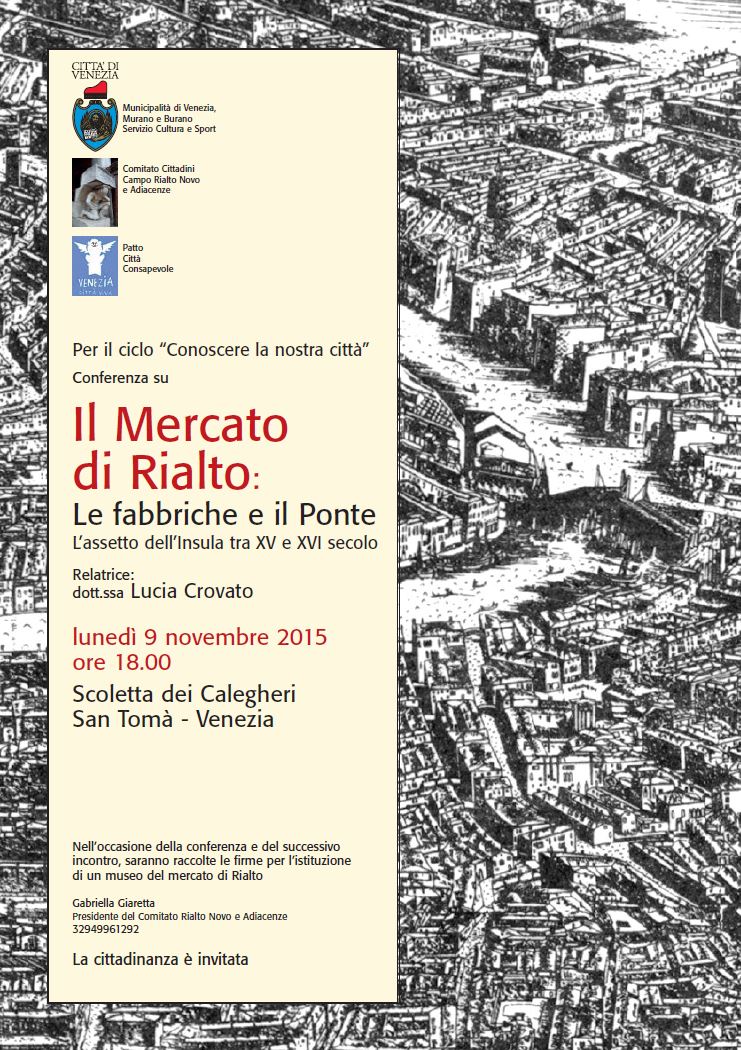 veneziaunica's tweet photo. Oggi alle 18.00 "Il Mercato di Rialto: Le fabbriche e il Ponte" un po' di storia alla Scoletta dei Calegheri S. Tomà https://t.co/XViSlsehA7