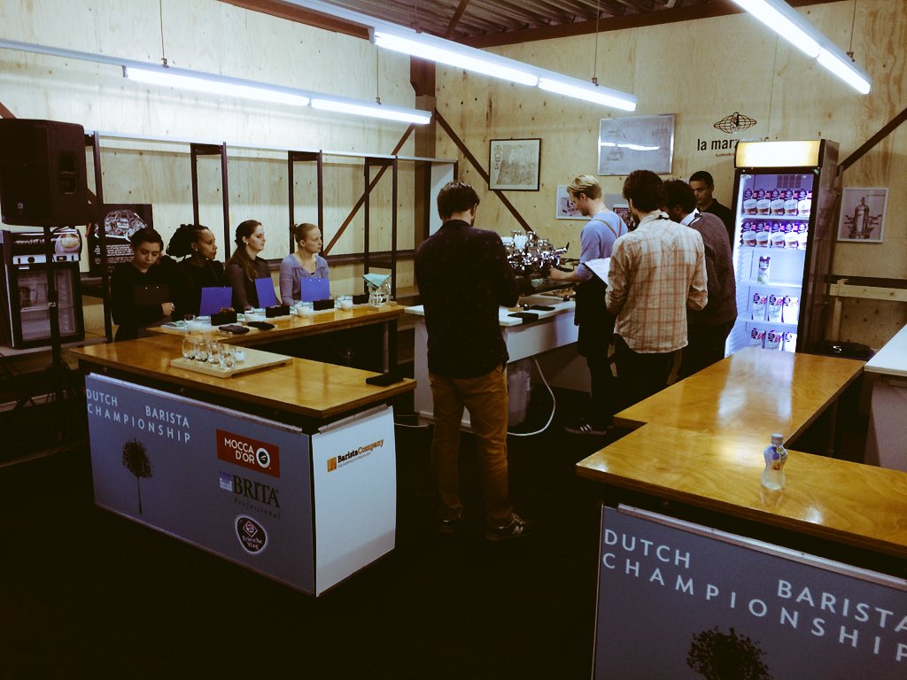koffieTcacao's tweet photo. De voorrondes van de Dutch Barista Championships zijn begonnen! @SCAENederland @alleborgh1 https://t.co/RbPC1UuHUl