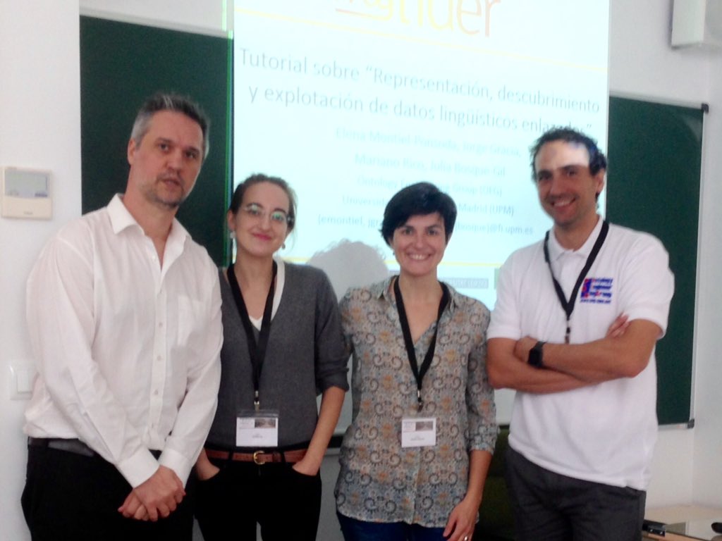 marianorico's tweet photo. Comienza el #Linguistic #LinkedData tutorial #CAEPIA15 #liderEU https://t.co/PJNQlJsbQd @esDBpedia @oeg_upm https://t.co/pdEcA2Atc3