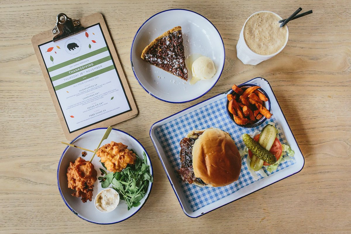 WIN A FOUR COURSE THANKSGIVING FEAST!

FOLLOW &amp; RT TO ENTER!

You +1 can win this indulgent #Thanksgiving feast 🍔🍗🍁