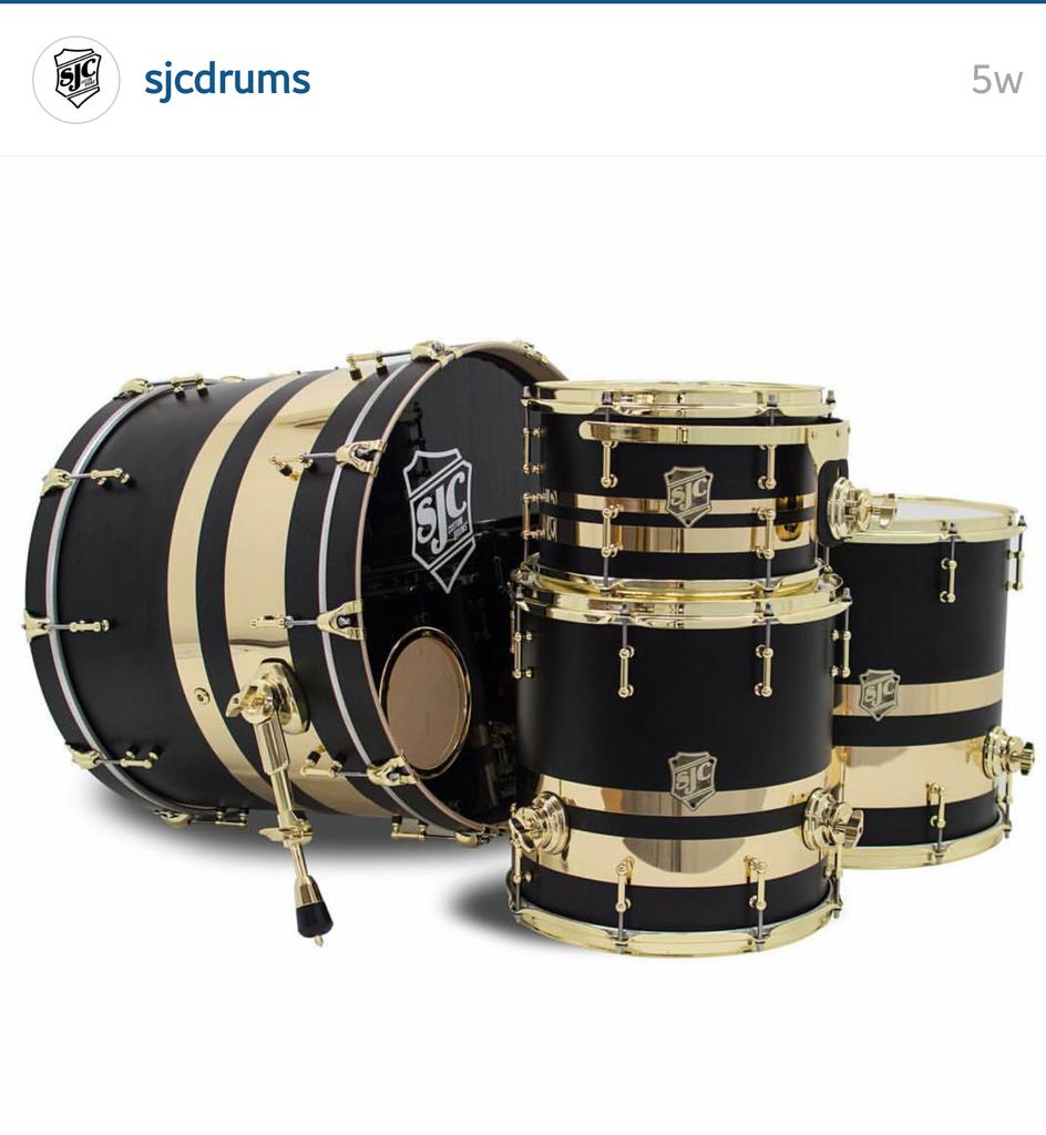 Mars_waystedYth's tweet photo. One day.... #drumGoals #Goals #Drums #sjc #customDrumkit https://t.co/N6pbLJtbjY