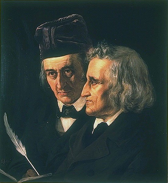 MilleEspersen's tweet photo. #2tyb3 
Doppelporträt der Brüder Wilhelm Grimm und Jacob Grimm von Elisabeth Jerichau-Baumann, 1855 https://t.co/OTuBj4XThT