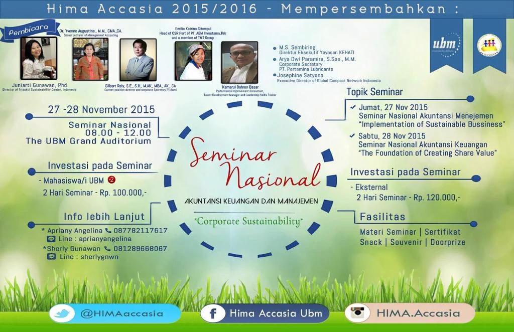 Hi <a href="/HMJEPUNS/">HMJ-EP FEB UNS</a> 😊Lets Come&amp;Join Us! Seminar Nasional Akuntansi Keuangan&amp; Manajemen dg Tema"Corporate Sustainability"