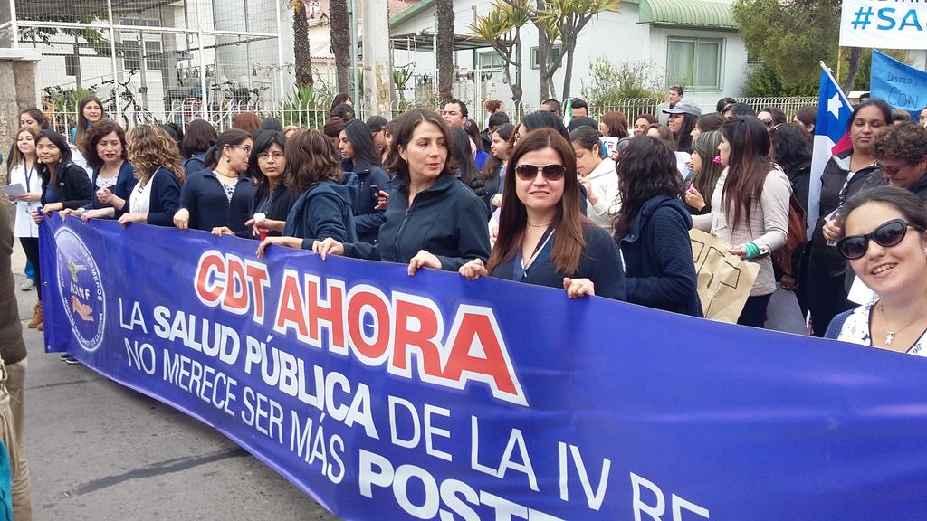 Enfermería luchando por el CDT