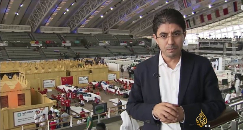 MaerskOilQatar's tweet image. شاهد تقرير قناة الجزيرة @AJArabic عن أولمبياد الروبوت العالمي #WRO2015 youtube.com/watch?v=NSOXnh…