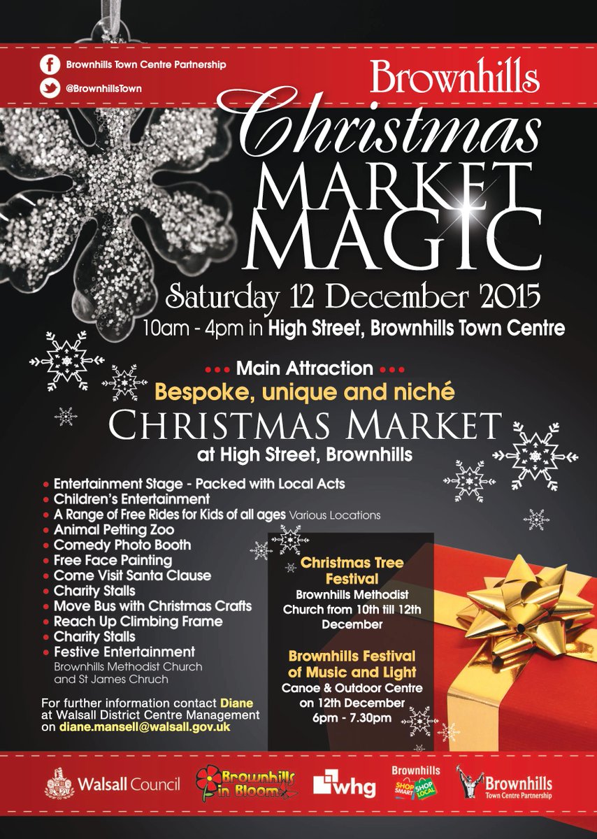 We're looking for entertainers, singers &amp; bands for our Xmas events at Aldridge &amp; Brownhills #WalsallChristmas