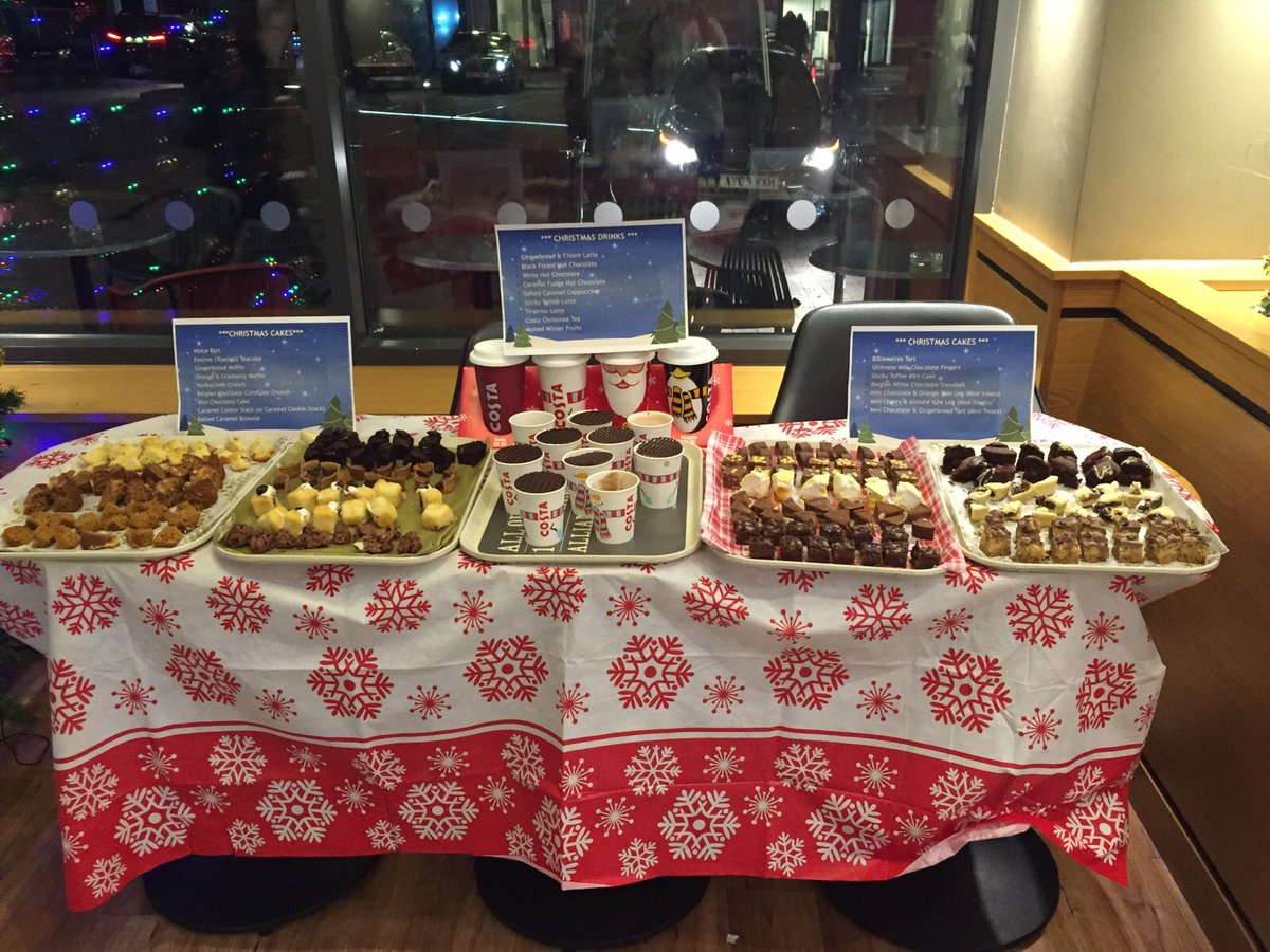 CostaE17Mall's tweet image. &apos;Twas the night before Christmas, As they have called it...#SamplingDay #CostaWalthamstow