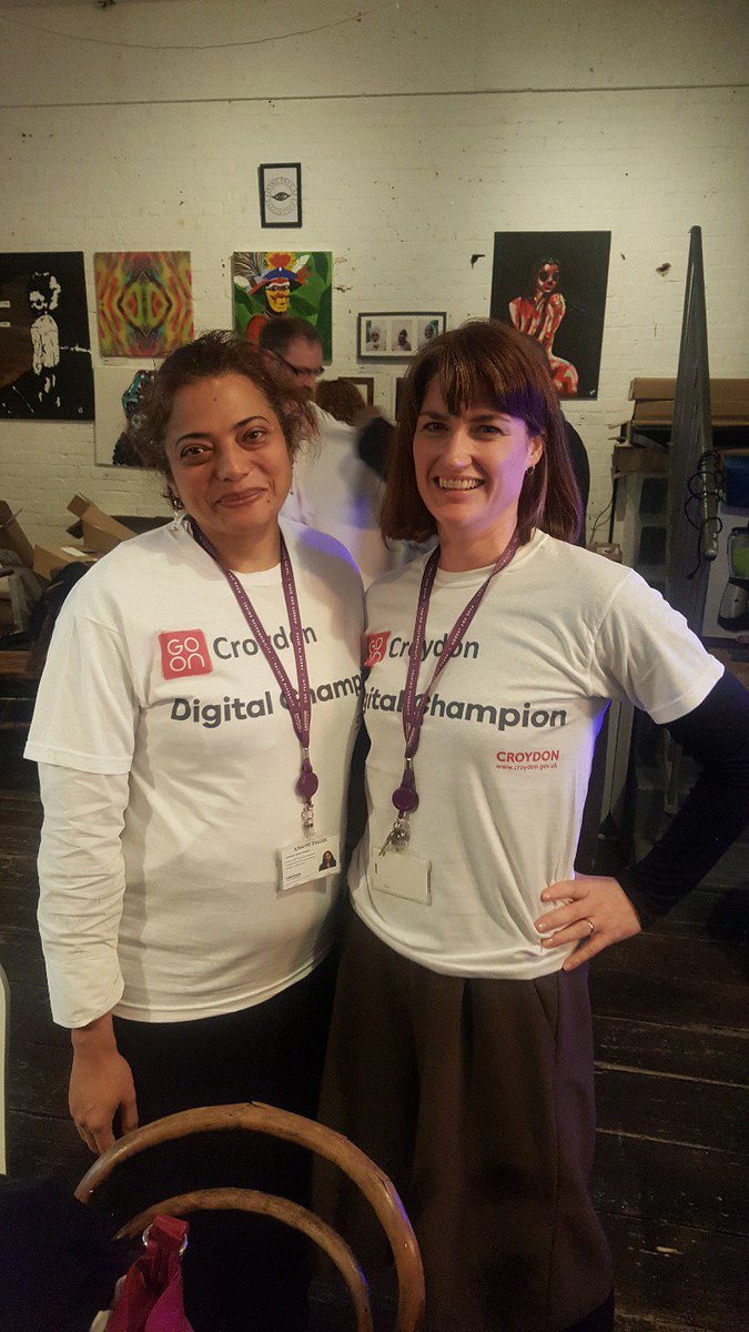 mwaarons's tweet photo. Go On Croydon Digital awareness launches today! 12 month digital awareness training for Croydon! @GoCroydon https://t.co/zdo9OqvLq2