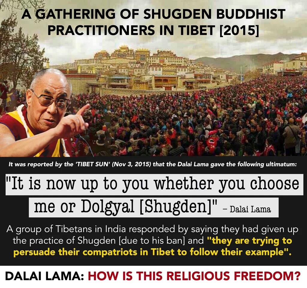goldyoke's tweet photo. It's not a choice. It's the law in the exile community. The #DalaiLama must STOP this. https://t.co/KPdBUVb3F5