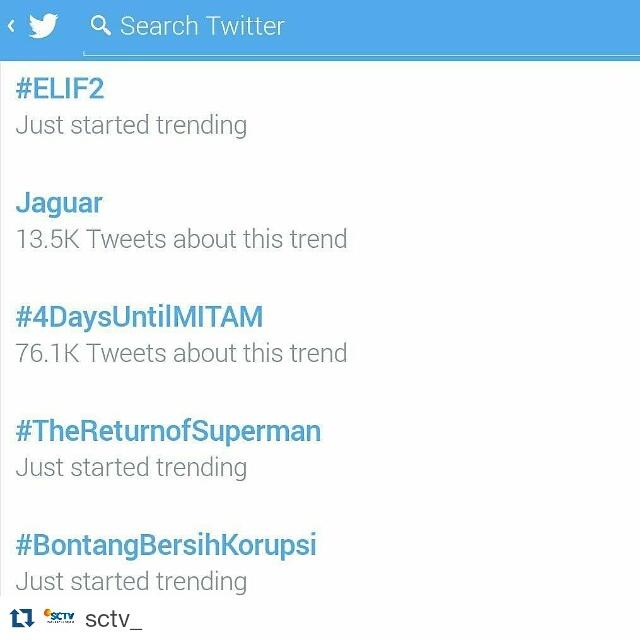 elifdizisi's tweet photo. #Elif2 Trending No.1 Indonesia 👏👏 https://t.co/ZJLlPrN8me