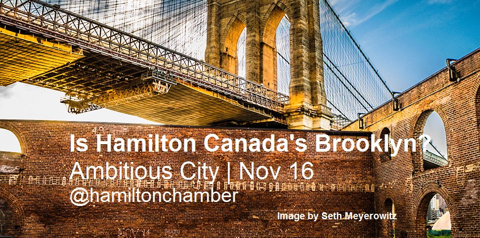 RenewHamilton's tweet photo. Brooklyn + Hamilton Chamber CEOs on Bill Kelly today at 10 am discussing similarities between kindred cities #HamOnt https://t.co/iPhSff1pH6