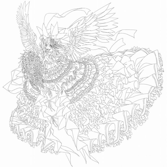 フリルスカートのtwitterイラスト検索結果 古い順