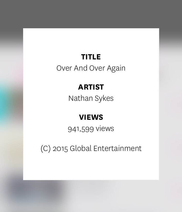 NJSykesMusic's tweet photo. ๐ @NathanSykes #OverAndOverAgainVideo is so close to 1 Millions viewsโผ๏ธ So proud! Watch hereโก๏ธhttps://t.co/8xTzFW8LRZ https://t.co/RslUBARgDT