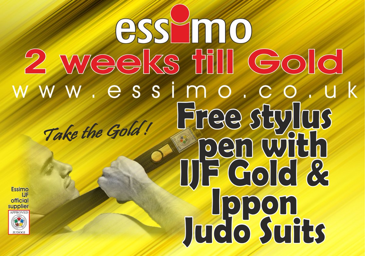 essimouk's tweet photo. Just two weeks left for the BJC National Closed Championship! Are you all ready? #Essimo #Gold https://t.co/taB6wsf4PJ