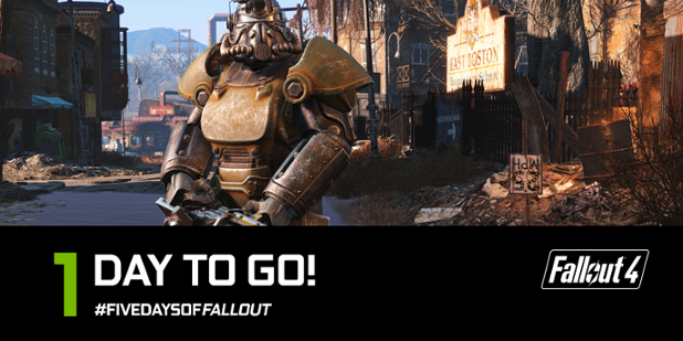 NVIDIAGeForceUK's tweet photo. Less than 24 hours to go! #FiveDaysofFallout https://t.co/3ffE6ADNOm