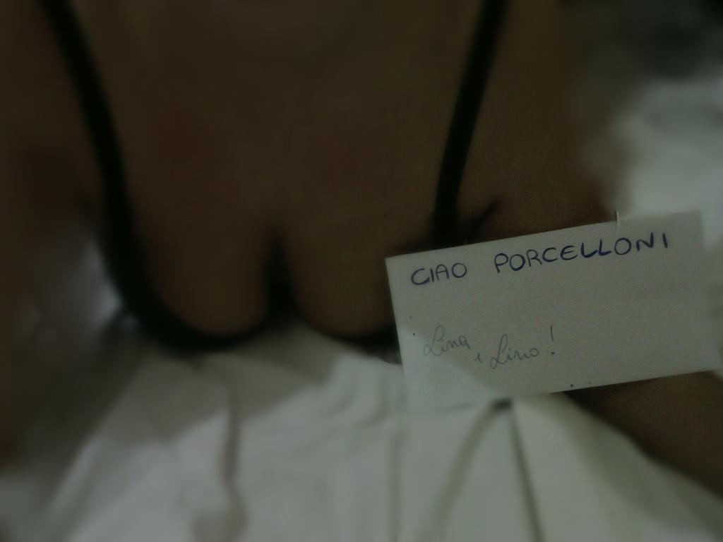 LinaFerris's tweet photo. Ciao porcelloniiiiiiiiiii :-) :-) :-) :-) https://t.co/CMnqKJoHf1