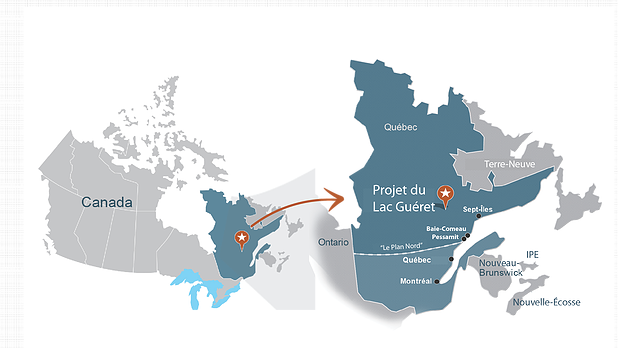 minesqc's tweet image. Projet Lac Guéret de #MasonGraphite: une durée de vie estimée à 25 ans. ow.ly/Ui7jF