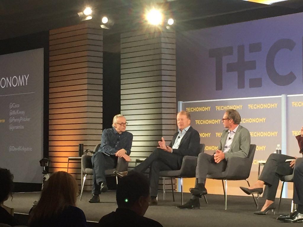 linkd's tweet image. &quot;Those who get left behind will be completely disrupted.&quot; John Chambers #Techonomy15