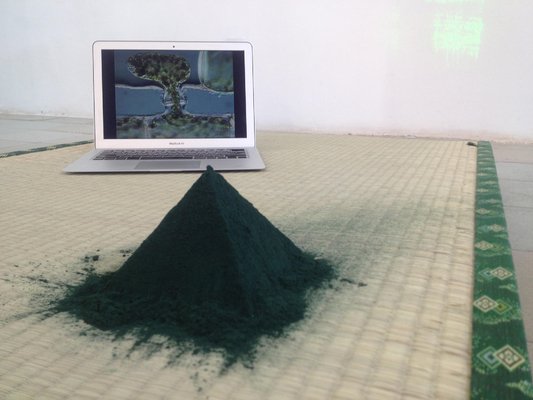 ISCP_NYC's tweet photo. Astrid Myntekær refines materials and technologies in new contexts/compositions #iscpopenstudios @danisharts https://t.co/Q7I3CUb8UY