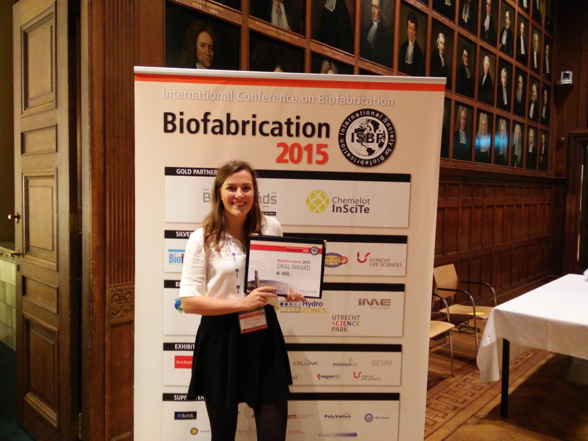 dannykelly1978's tweet image. Congrats to Susan Critchley on winning @Biofab2015 oral presentation award for her work on bioinks @TCDBioengineer