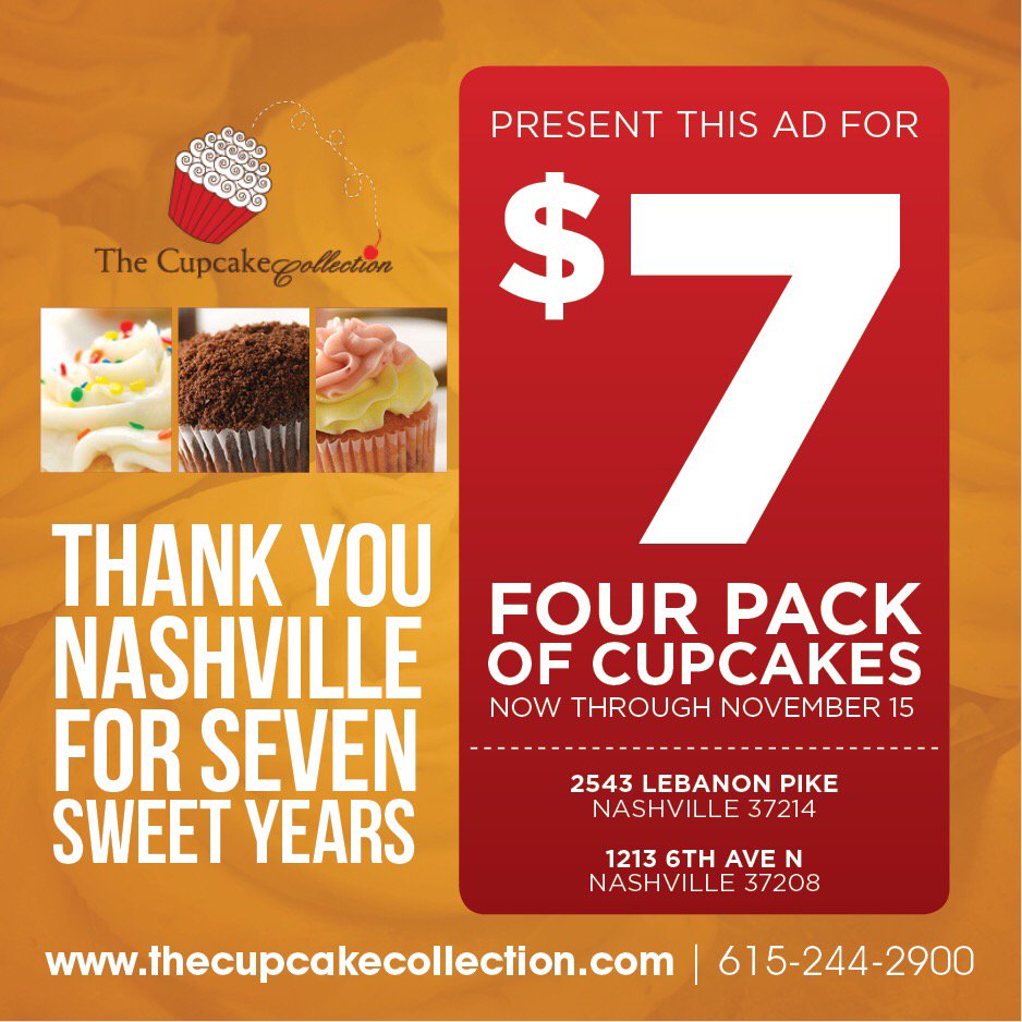 cupcaketweets's tweet photo. Visiting us today? Be sure to tag us in your pics! #TCC7 #Nashville #cupcakes https://t.co/8RMkXX4Ntu