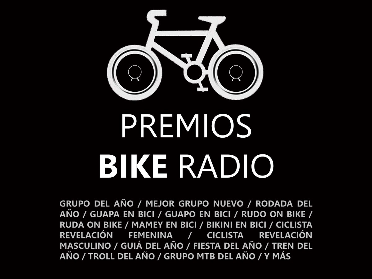 BikeRadio_mx's tweet photo. Premios BikeRadio 2015

Jueves 3 de Diciembre 

20:00hrs en @lapulcata https://t.co/kjzFNdKjc3