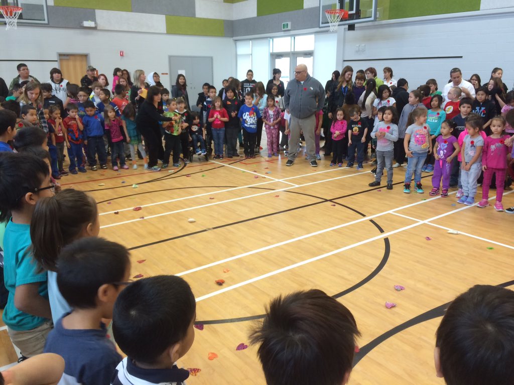 "Throw your hearts up!" A beautiful message of peace and kindness for Remembrance Day! <a href="/RegPublicSchool/">Regina Public Schools</a> <a href="/herridge_l/">Lois Herridge</a>