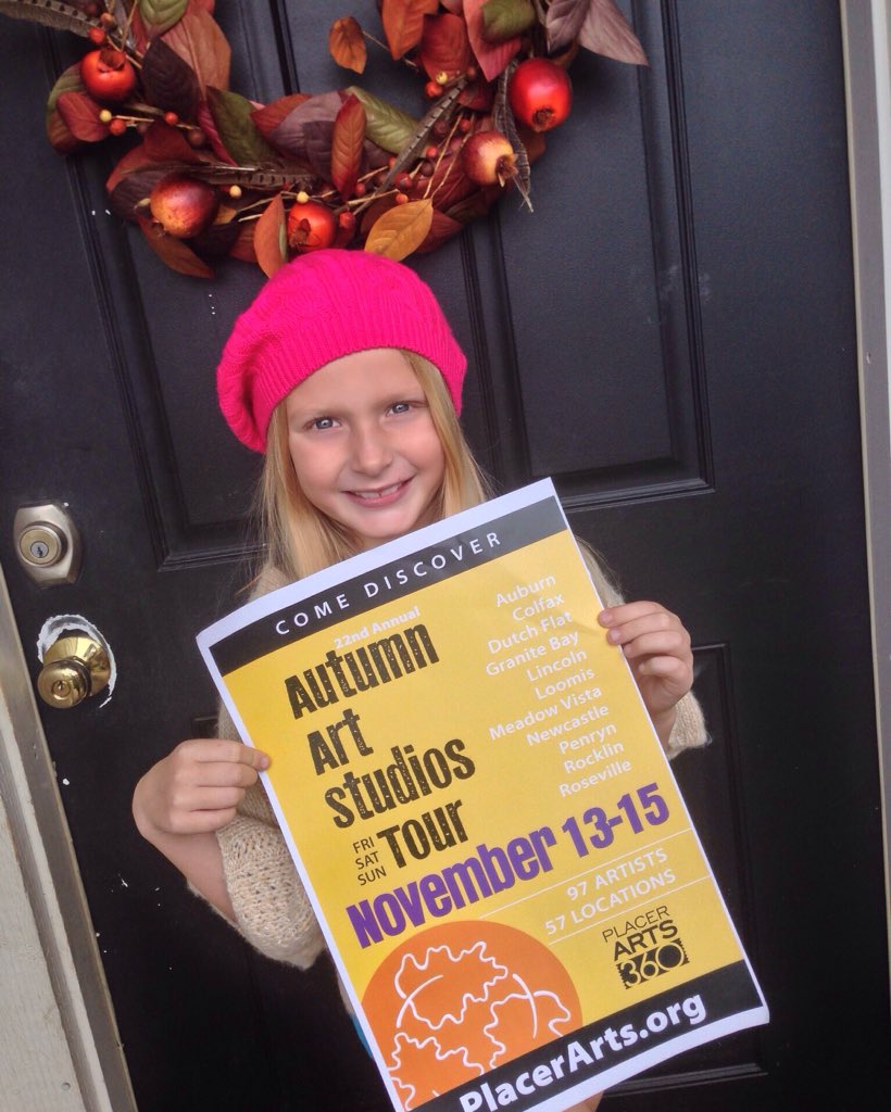 MissMeganSands's tweet photo. UR invited PlacerArts AutumnArtStudios Tour FREE Map&amp;guidebook https://t.co/FNPQiCzbBu #PlacerArtTour2015 #AAST2015 https://t.co/xu5oAj2JIx