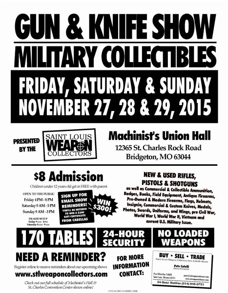 STLGunShow's tweet photo. Here is our next show! https://t.co/LfZSP3SWb0