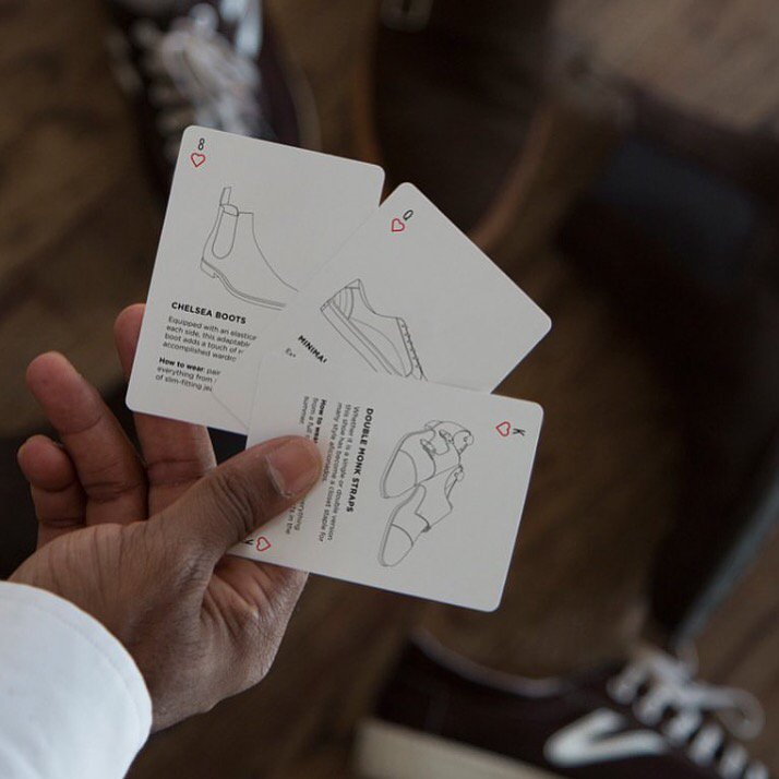 TheStyleDeck's tweet photo. A few sample cards from #TheStyleDeck #shoes https://t.co/nIYQnMcO5b