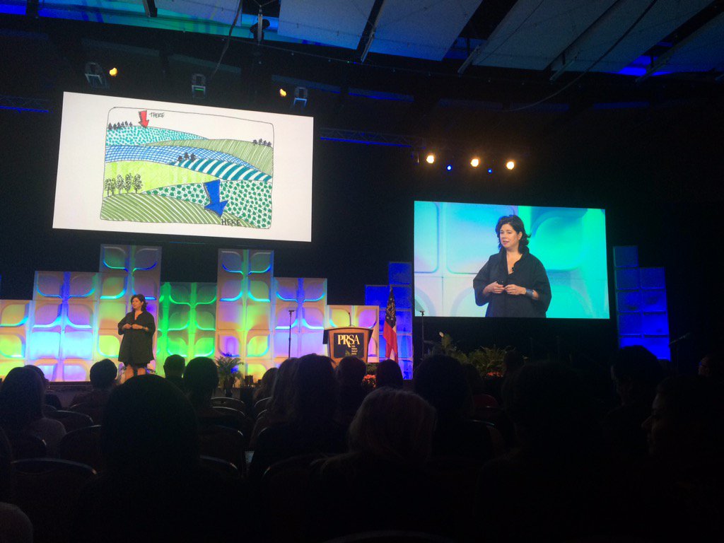 lsimonetta1's tweet photo. Corporate futurist, @sherylconnelly is inspiring us to not be afraid of the future. #PRSSANC #PRSAICON #inspiration https://t.co/wpzfFN5zad