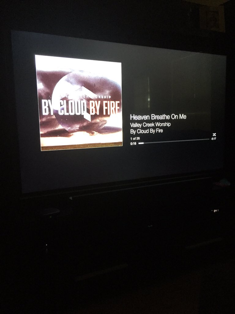 WinkleRegina's tweet photo. Thinking I'm liking this new smart tv. I can listen to Praise and Worship while I clean. #bycloudbyfire @VCCWorship https://t.co/G64FRNZyTM