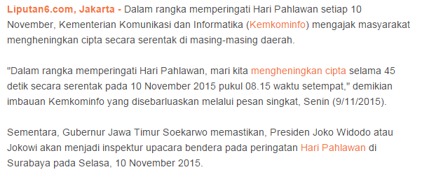 INDONESIAinLOVE's tweet photo. Selamat Hari Pahlawan Nasional #HariPahlawan 
Mari mengheningkan cipta selama 45 detik pukul 08.15 WIB https://t.co/K38F2FxMya