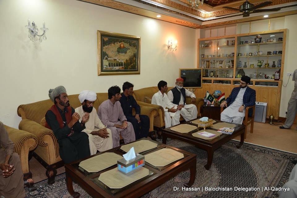 DrHassanQadri's tweet photo. Dr. Hassan meets a delegation from Balochistan at Al-Qadriya. https://t.co/wpg5B7quqc