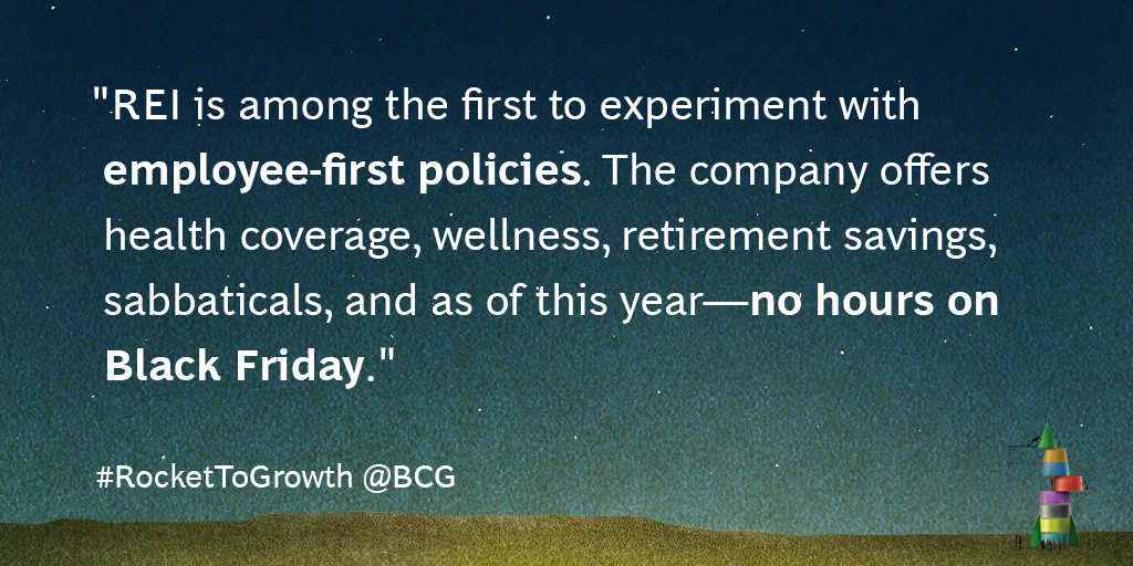 BCG's tweet photo. #BlackFriday is the biggest retail day of the year, so why close? To put employees first: https://t.co/KhzTIiBoPx https://t.co/Ojsu3B7Aka