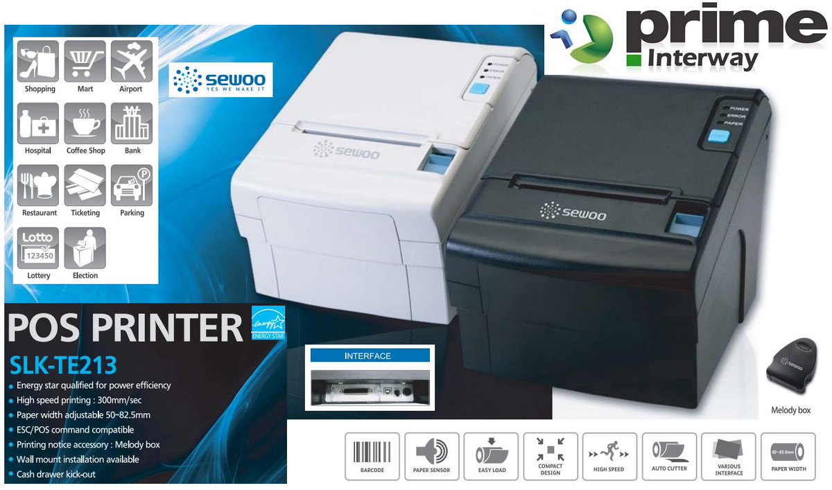 glima57's tweet image. #SEWOO #SLKTE213 
POS velocidad, cajón dinero, cortador. Opción: Black Mark  
gustavo@interwayco.com
#PRIMEINTERWAY