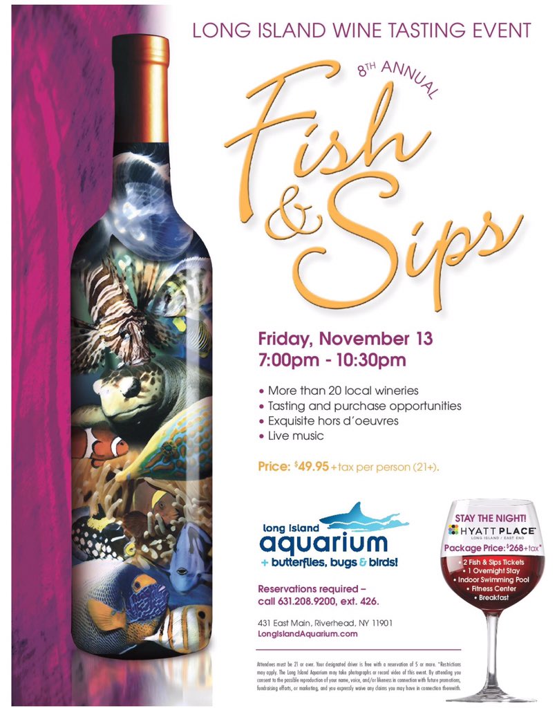 veemedia_'s tweet photo. Fast fwd to Friday! @AtlantisLIAq #fishandsips #longislandwine https://t.co/lyZERKkDlz