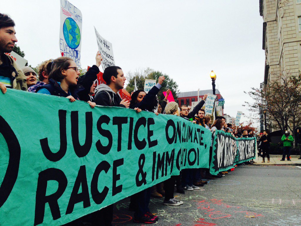 "The youth are rising, no more compromising" Here in the heart of DC #OurGenerationOurChoice  #climatejustice