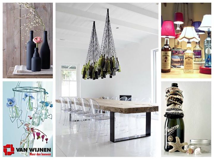 Sommig afval leent zich uitstekend voor hergebruik. Laat je inspireren door deze leuke ideeën met lege flessen.