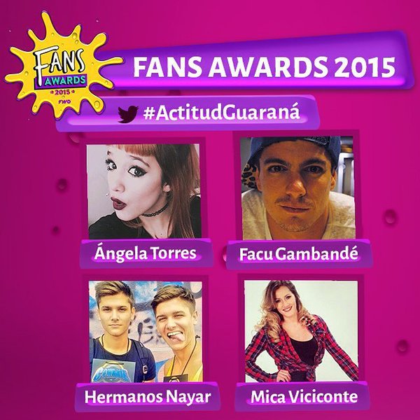 FansEnVivoPeruF's tweet photo. Ellos son los que más se la jugaron y fueron nominados a #ActitudGuaraná de los #FansAward… ♥♥♥ @FansEnVivo https://t.co/NVrJXrLP4R