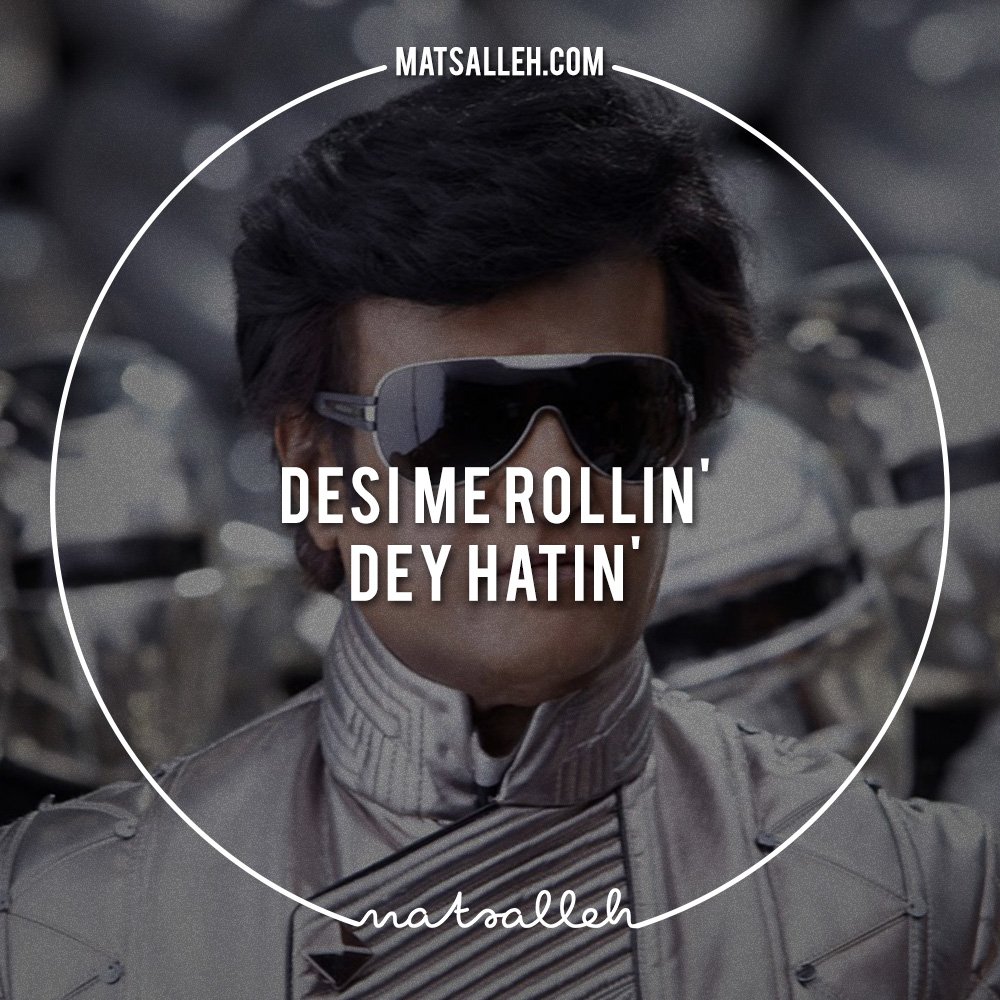 MATSALLEHcom's tweet photo. DESI me rollin’ DEY hatin’
© #MATSALLEH
#TheySeeMeRollin #HappyDiwali https://t.co/Dxxw1pCoan