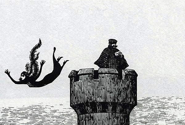 RealGDT's tweet photo. EDWARD GOREY. American. A singularity. Prose &amp; images, redolent of Victorian dread and beauty. Influenced Tim Burton https://t.co/S96xBlCqXX