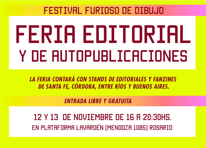 FuriososDibujos's tweet photo. Jueves y viernes tenemos feria editorial y de fanzines en el festival <3 
¡Los esperamos! https://t.co/57UyyaNBBS