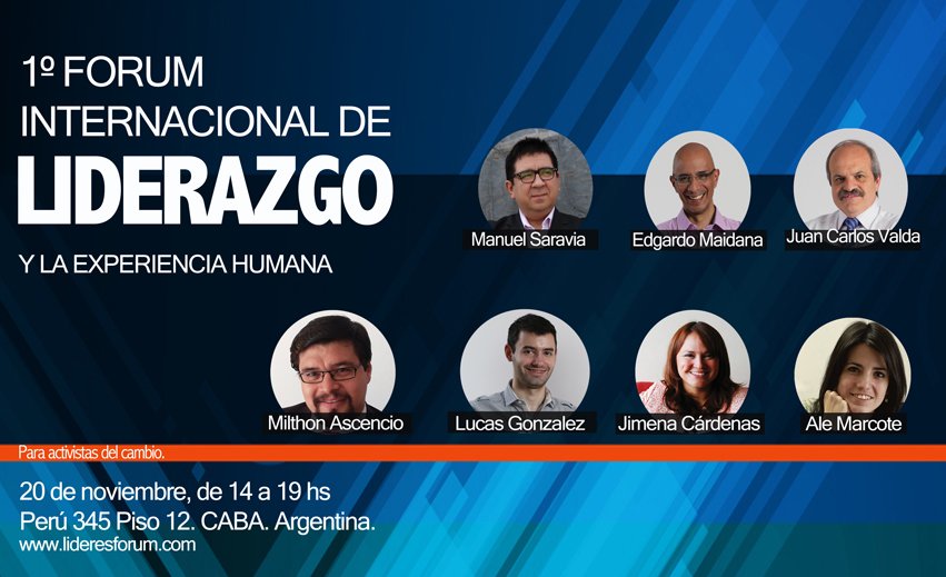 RESERVA GRATIS TU LUGAR (Previo Registro) aqui : bit.ly/forumliderazgo #Liderazgo