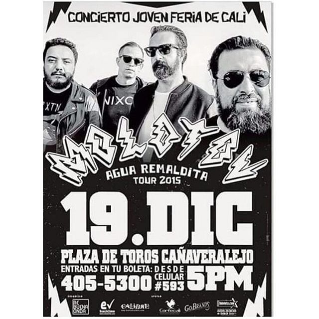 UMusicColombia's tweet photo. #Cali, ¡prepárate! El próximo 19 de diciembre disfrutaremos con todo el #Power de @MolotovBanda https://t.co/2uYi7Uyv6U