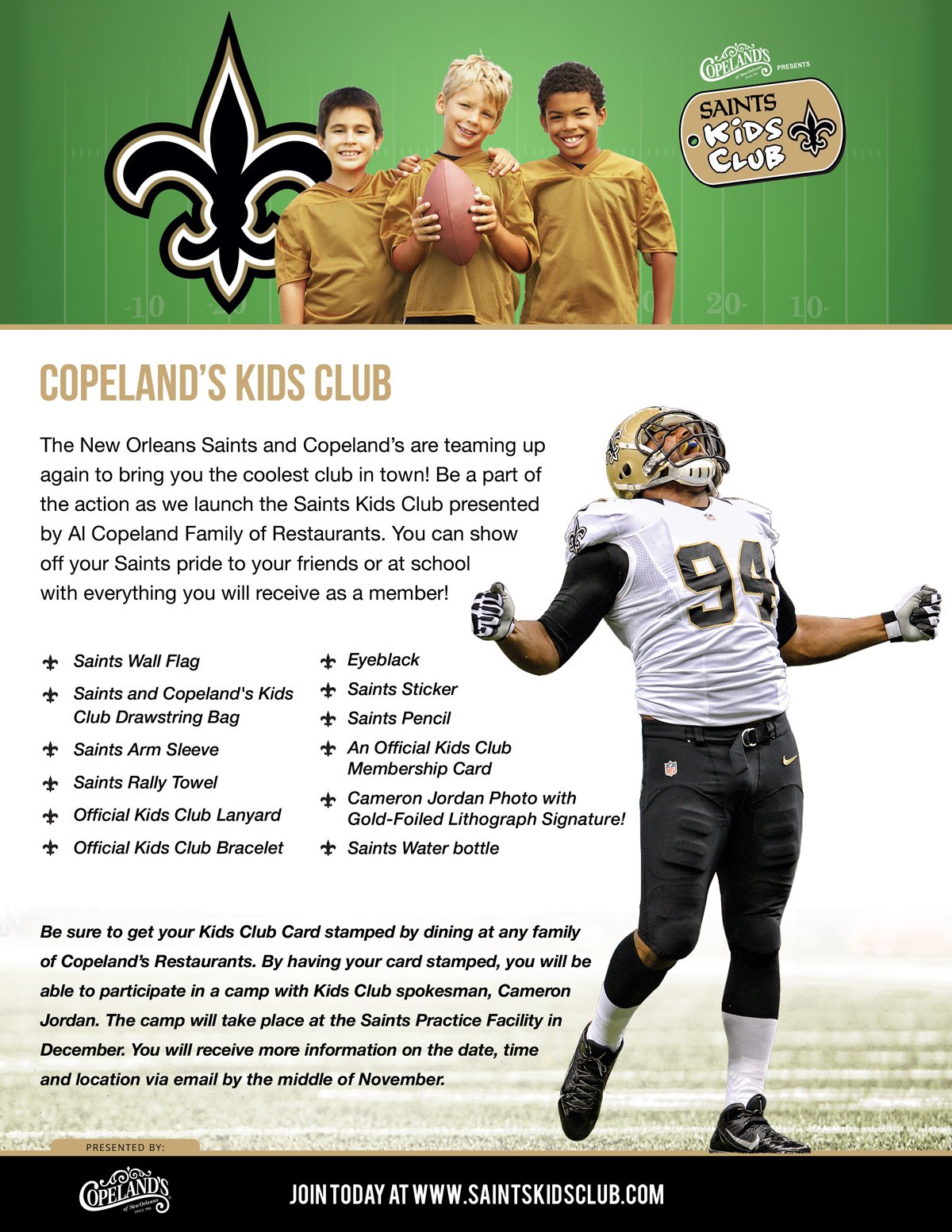 New orleans saints kids jersey cheap
